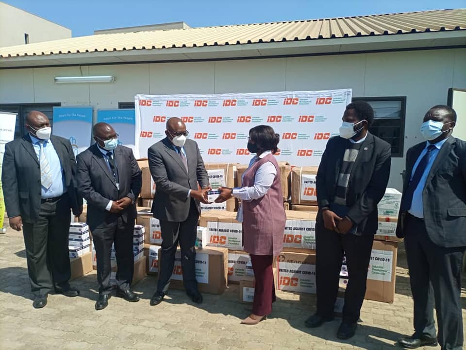 IDC DONATES PPE's TO SURGICAL SOCIETY OF ZAMBIA