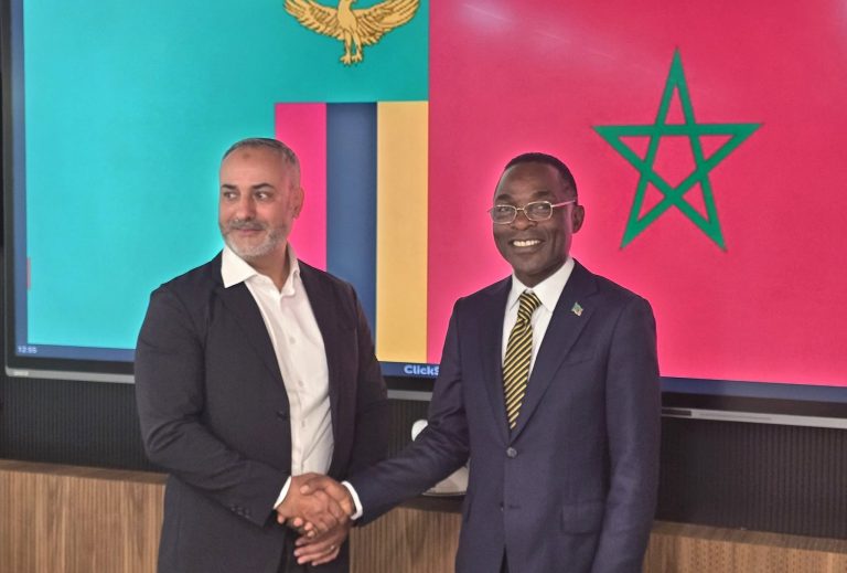 IDC CEO Mr Cornwell Muleya and OCP Africa CEO Ms Hajar Alafifi during strategic engagements in Morocco - photo 4