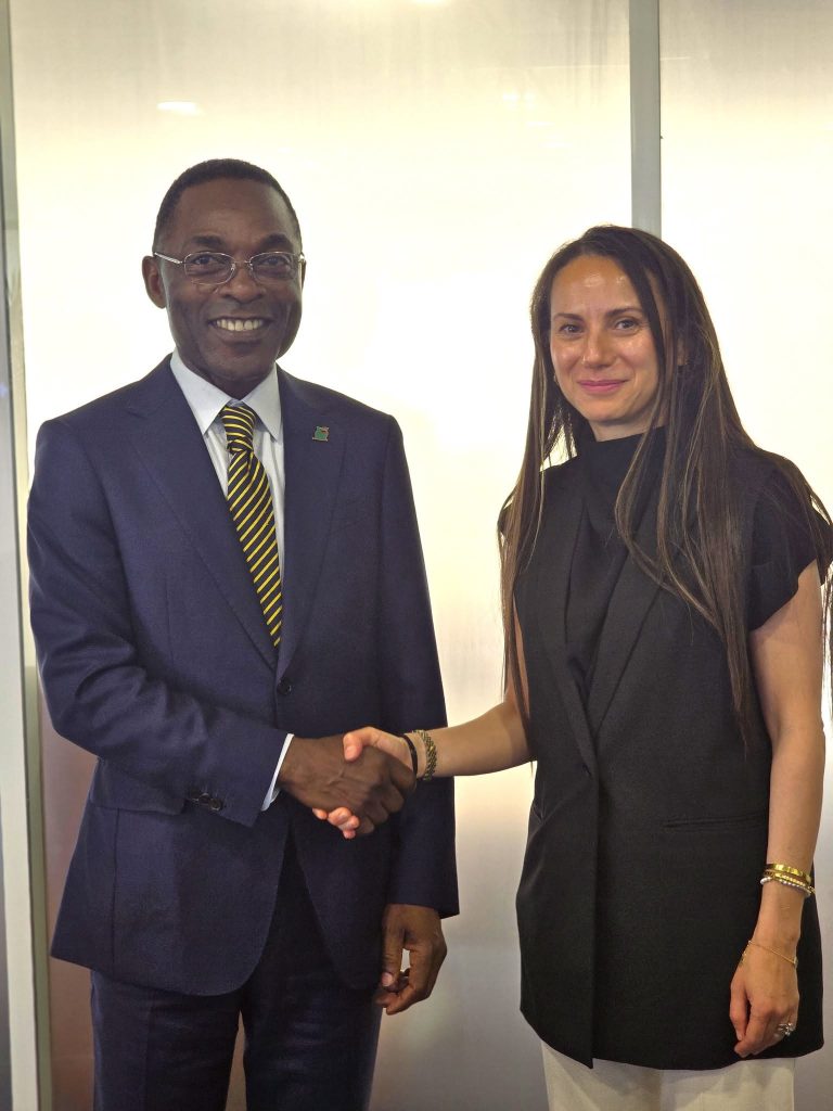 IDC CEO Mr Cornwell Muleya and OCP Africa CEO Ms Hajar Alafifi during strategic engagements in Morocco - photo 3