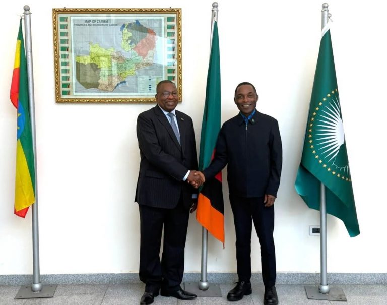 Courtesy meeting at the Zambian Embassy in Addis Ababa