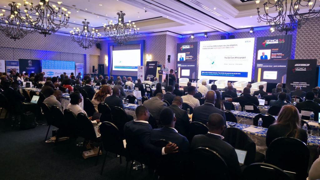 Delegates attending a session at the Zambia Capital Markets Conference and Awards 2026