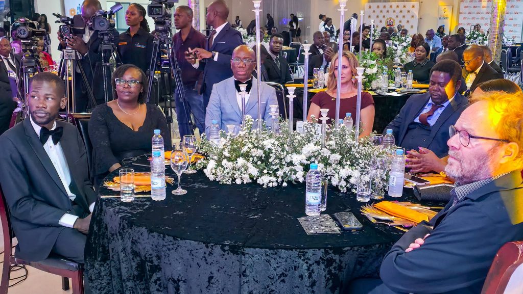 Guests seated at a table during the 24th MISA Zambia Media Awards