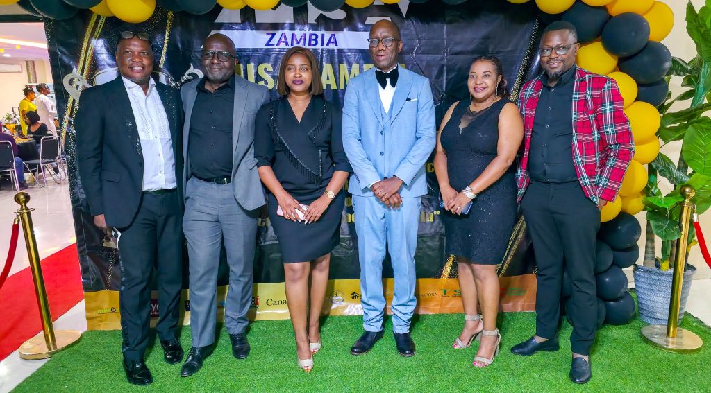 IDC representatives and guests pose together at the MISA Zambia Media Awards