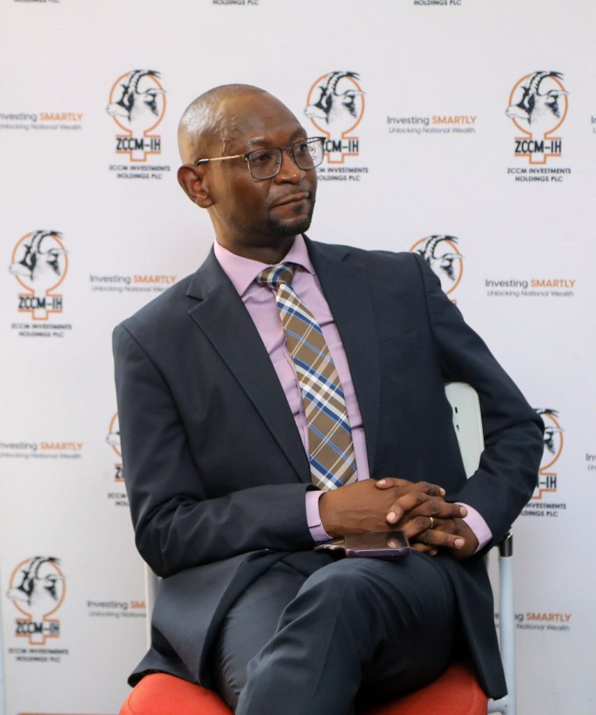 A delegate seated at the ZCCM-IH dividend handover ceremony