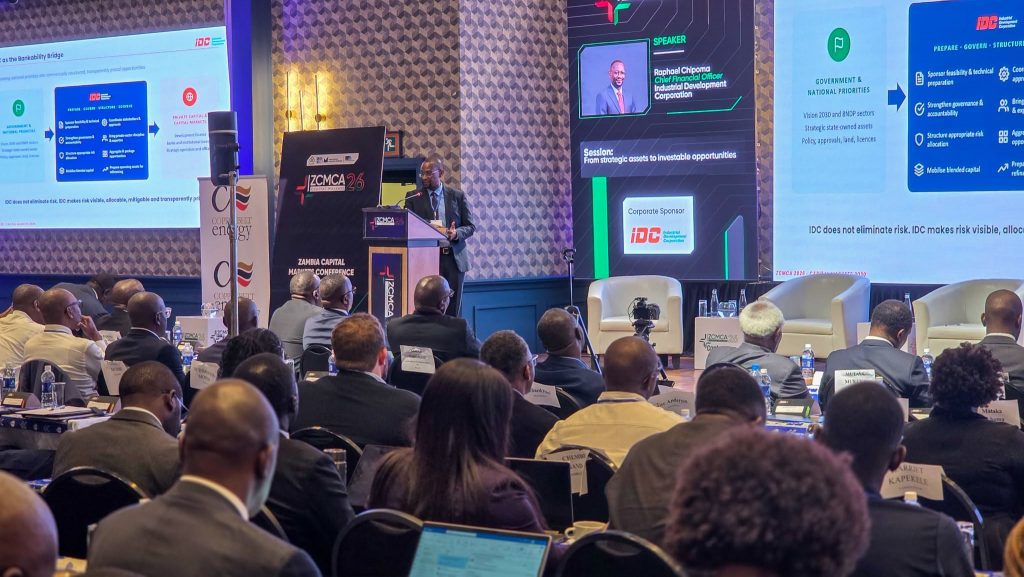 IDC portfolio opportunities displayed during the ZCMCA 2026 presentation